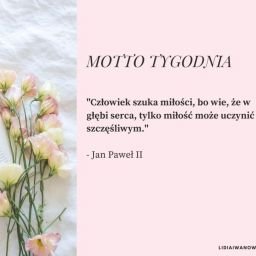Motto Tygodnia Life Coach Lidia Iwanowska
